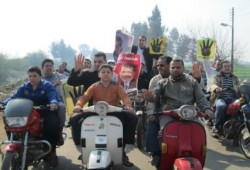 (بالفيديو) .. مسيرة بالدراجات البخارية بمدينة السنطة - الغربية تنديدا بالإنقلاب العسكري