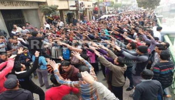 انتفاضة ثورية في  الفيوم دعما للشرعية