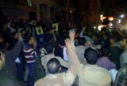 الغربية.. ثوار طنطا يقطعون شارع البحر ردًا على بلطجة الانقلاب