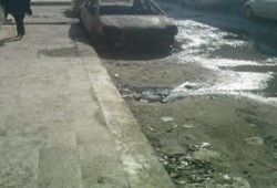 إضرام النار في سيارة مسئول حملة "‫شفيق‬" بالمحلة