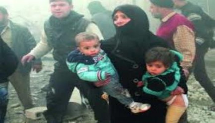 عشرات القتلى والجرحى في قصف قوات الاسد لحلب  بالبراميل المتفجرة