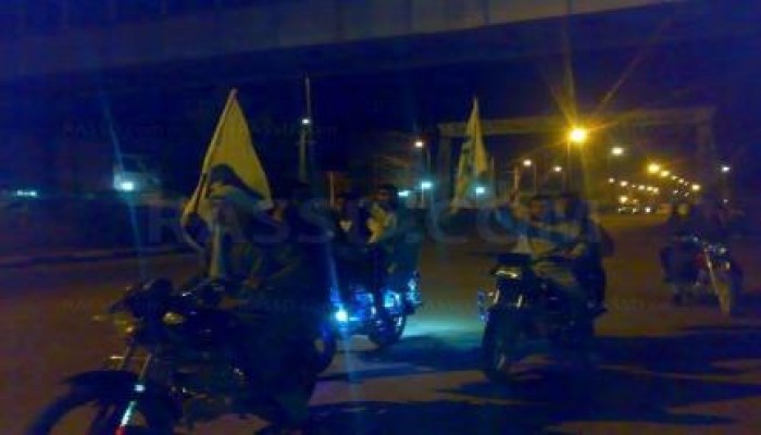 مسيرة بالدرجات النارية للتحالف الوطنى للدعم الشرعية رفضاً للانقلاب تجوب كوم أمبو