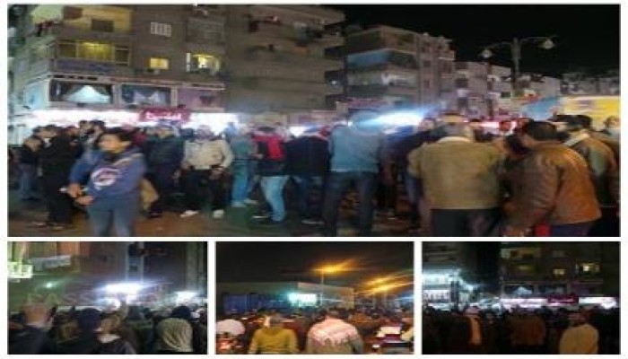 في ذكرى تنحي المخلوع: متظاهرو السويس يهتفون: "متزعليش يا أم الشهيد حق ابنك راجع من جديد"
