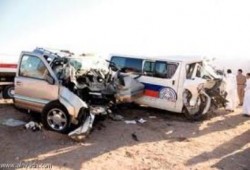 بالأسماء: مصرع 4 بينهم شرطيين في تصادم سيارة مساعد وزير الداخلية بالمنيا