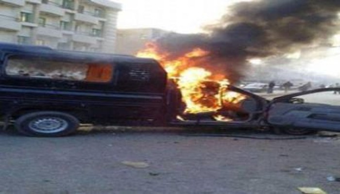 مجهولون يحرفون أربع سيارات شرطة فى سوهاج