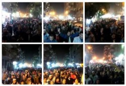 بالصور.. مسيرة ليلية حاشدة ضد الانقلاب العسكري بالمنيا