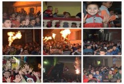 بالصور.. مسيرة ليلة بقرية مزغونة بمركز البدرشين تنديداً بالانقلاب العسكري