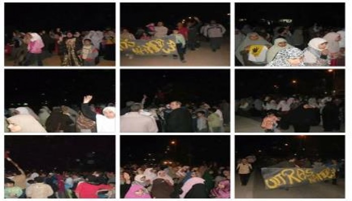 وقفة احتجاجية لقبائل ‫سيناء‬ للمطالبة بوقف الحملة ‫العسكرية‬