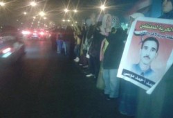 بالصور.. وقفة لرافضي الانقلاب العسكري بـ 6 أكتوبر