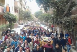حدائق حلوان تنتفض في مليونية "رابعة أيقونة الثورة"