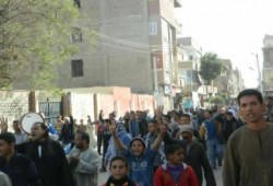 " مليونية رابعة أيقونة الثورة " مسيرة لرافضى الانقلاب بديرمواس