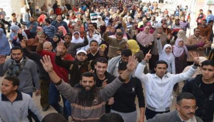 " مليونية رابعة أيقونة الثورة " بالفيديو مسيرة حاشدة لرفضى الانقلاب بالاسكندرية