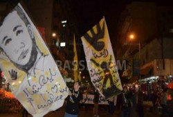 " مليونية رابعة أيقونة الثورة "  مسيرة مسائية لاولتراس ربعاوي في  بورسعيد