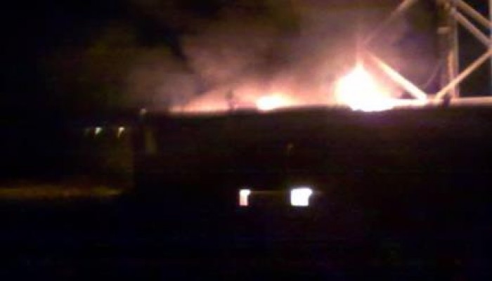 حركة ولعها" تعلن مسئوليتها عن إحراق أحد أبراج "موبينيل" غرب الإسكندرية