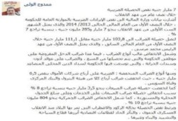 ممدوح الولى : 7 مليار جنية نقص الحصيلة الضربية خلال نصف عام من الانقلاب