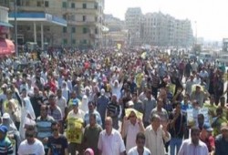 مسيرة حاشدة تجوب شوارع غرب الإسكندرية  في جمعة "الشباب طليعة الثورة"