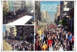 ثوار شرق الاسكندرية يواجهون اعتداءات البلطجية ويستكملون مسيراتهم