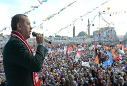 أردوغان: لا يحلمنَّ أحد باختطاف الديمقراطية والإرادة الوطنية في  تركيا