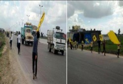 مارثون لطلاب ضد الانقلاب بأبوحمص رفضا للانقلاب العسكرى