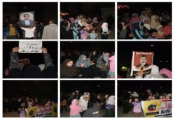 استمرار المسيرات الليلية اليومية بالشيخ زايد فى اسبوع (الطلاب طليعة الثورة)