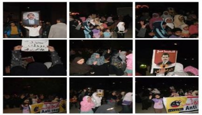 استمرار المسيرات الليلية اليومية بالشيخ زايد فى اسبوع (الطلاب طليعة الثورة)