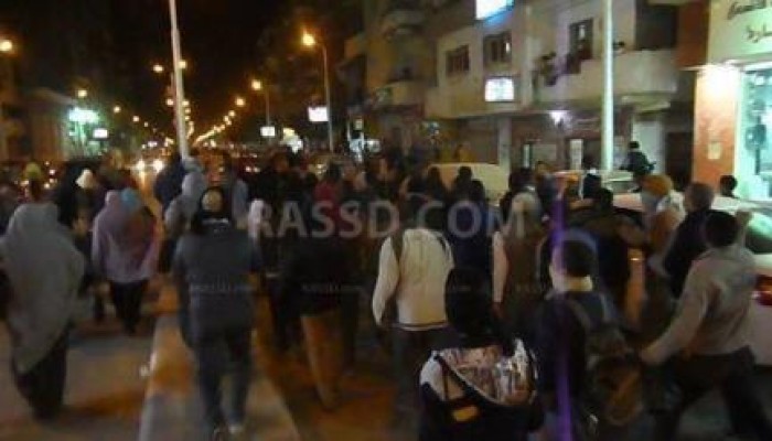 تظاهرة ضد الانقلاب العسكري تجوب شوارع ‏السويس