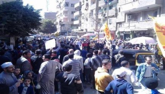 "لن يحكمنا الفسدة": مسيرة حاشدة لثوار بحدائق حلوان تنطلق عقب صلاة الجمعة من مسجد الهدي