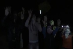 بالفيديو: وقفة ليلية لعفاريت ضد الانقلاب ببئرالعبد شمال سيناء