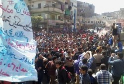 عشرات الآلاف من أبناء الفيوم ينطلقون فى فعاليات مليونية " لن يحكمنا فسده "