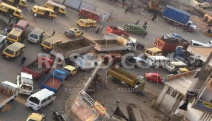 أزمة الوقود تغلق طرقا بمدينة المحلة الكبرى