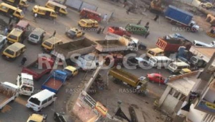 أزمة الوقود تغلق طرقا بمدينة المحلة الكبرى