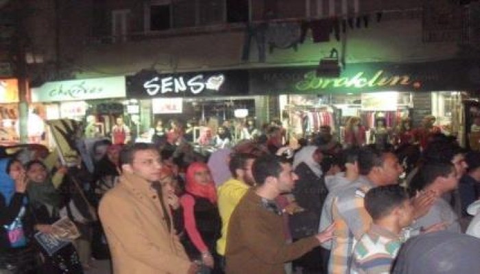مسيرة حاشدة بطنطا ضد الانقلاب العسكري
