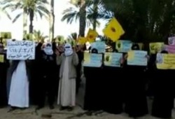 بالفيديو: وقفة لرافضي الانقلاب العسكري ببئر العبد بشمال سيناء