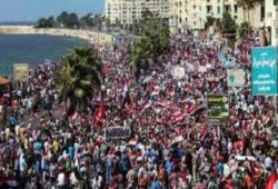 6 تظاهرات حاشدة بالاسكندرية للتنديد بالانقلاب