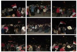 بالصور: مدينة الشيخ زايد تتوعد الفسدة فى مسيرة ليلية حاشدة