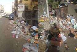 أسوان تتحول لمقلب قمامة ومسئولي الانقلاب في غيبوبة