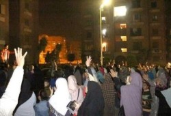 مسيرة ليلية ضد الانقلاب العسكري في التجمع الثالث