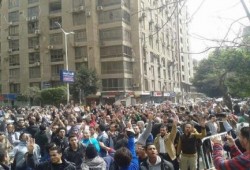 مسيرة حاشدة لثوار المهندسين في مليونية "لن يجكمنا الصهاينة والأمريكان"