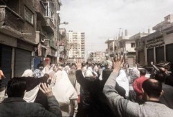 مسيرة حاشدة تجوب أنحاء كفر الدوار في مليونية "لن يحكمنا الصهاينة والأمريكان"