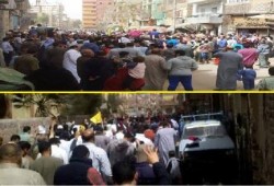 مسيرتان حاشدتان بالمنيا في نفس التوقيت "لن يحكمنا الصهاينة والأمريكان"