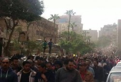 عشرات الآلاف في مسيرة عين شمس ضد الانقلاب "لن يحكمنا الصهاينة والأمريكان"