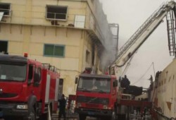 حريق بمستشفى كفر الزيات العام