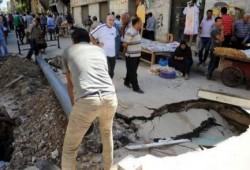 نحس "السيسي": الإهمال يتسبب في هبوط أرضي بمساحة 10م وبعمق 14م في أسوان