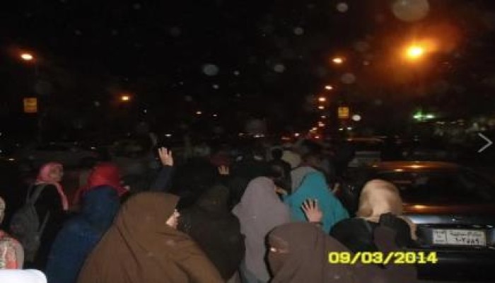 ثوار الإسماعيلية يهتفون: "الانقلاب هو الإرهاب"