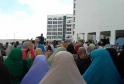 مسيرة لحركة "طلاب ضد الانقلاب" بجامعة دمنهور تنديدًا بسلطات الانقلاب