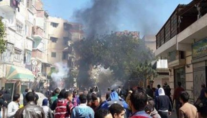 إصابات بالرصاص الحى فى هجوم للأمن على مسيرة لثوار الإسكندرية