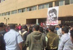 مسيرة لـ"طلاب ضد الانقلاب" داخل حرم هندسة شبين الكوم
