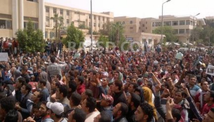 بدء فعاليات " طلاب ضد الإنقلاب " جامعة الأزهر