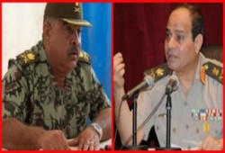 السيسي يبدأ في التخلص من شركاء الانقلاب: خلع أحمد وصفي من قيادة الجيش الثاني الميداني