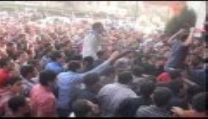 مسيرة حاشدة لطلاب جامعة طنطا ضد الانقلاب (فيديو)